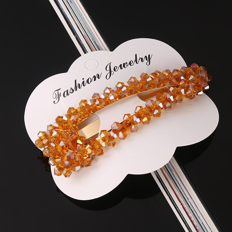 Color crystal hair accessories