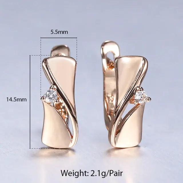 New Vintage Cut Flower Square Earrings