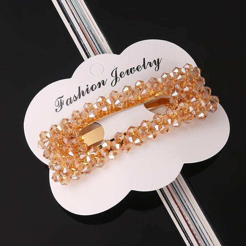 Color crystal hair accessories