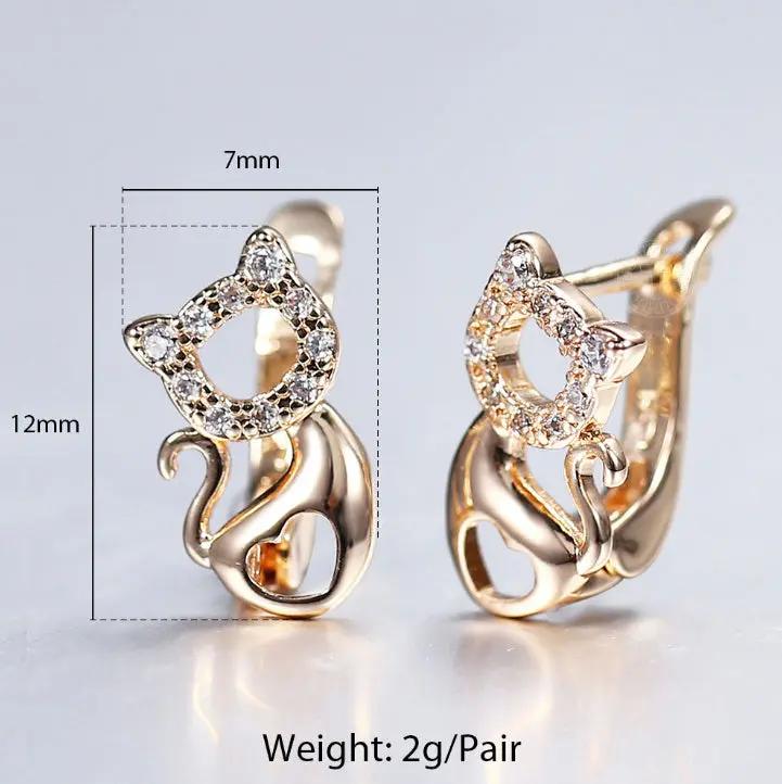 New Vintage Cut Flower Square Earrings