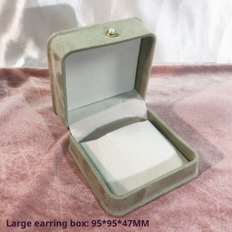 Fashion Flannel Waist-tight Jewelry Box Pearl Buckle