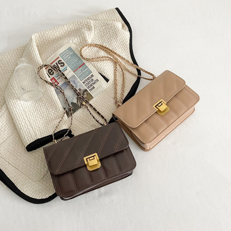 Niche Texture Western Style Shoulder Messenger Bag Small Square Bag